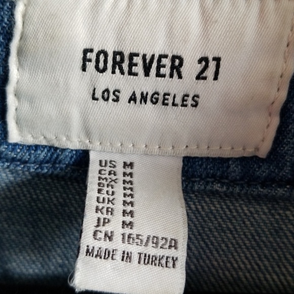 Mushroom patch Jean Jacket Forever 21 denim rare - Picture 3 of 6
